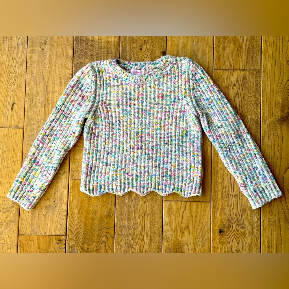 Design History Wroen Knit Pullover Sweater Girls size 5